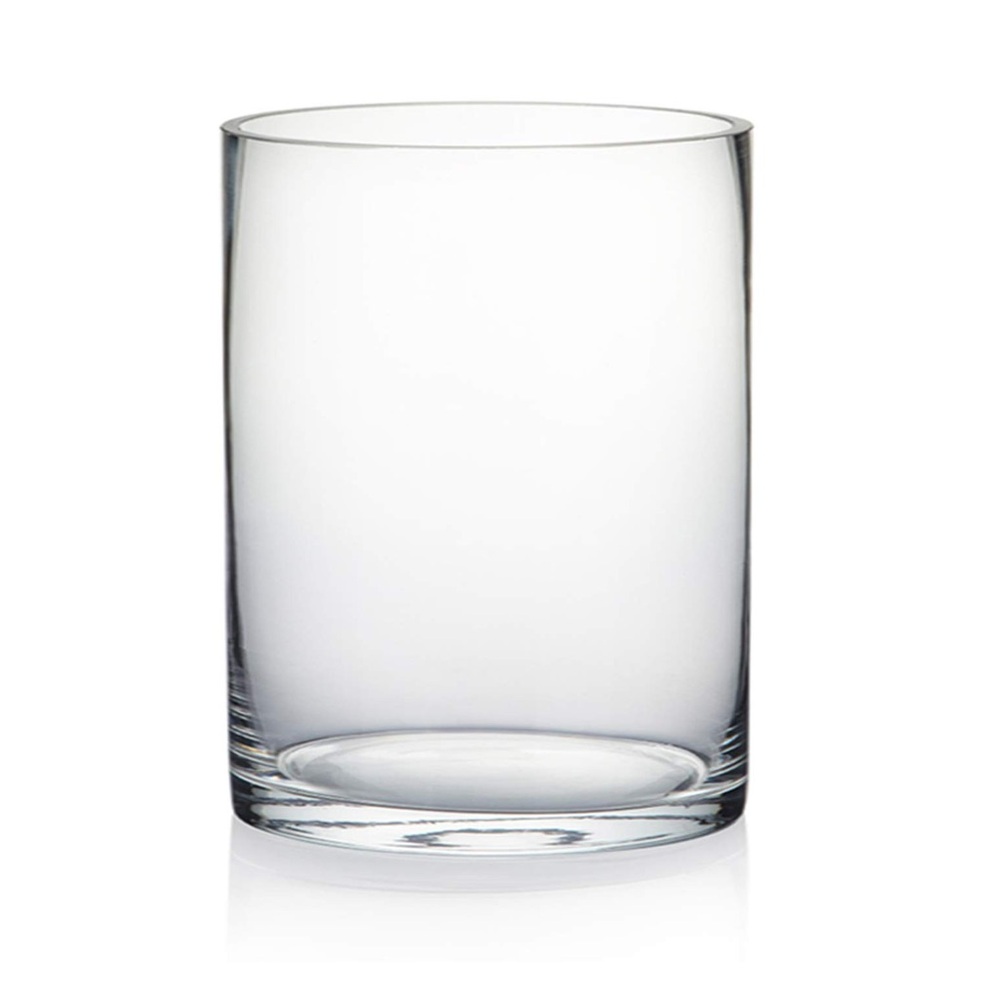 Clear Glass Cylinder Tumbler Vase